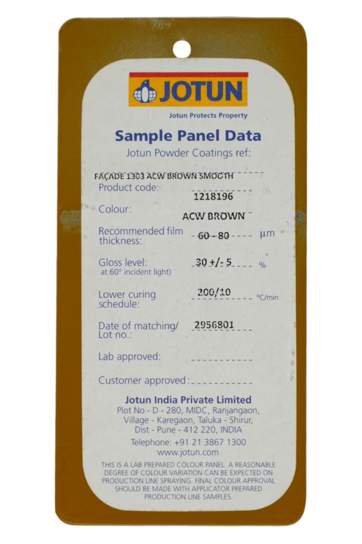 JOTUN / FACADE BROWN MATT / FACADE1303 ACW BROWN SMO (1218196)