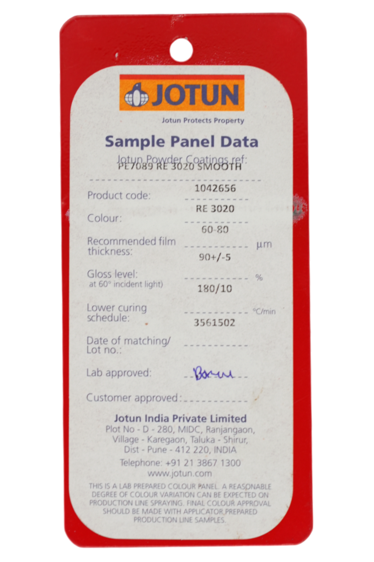 JOTUN / PP RED RAL 3020 GLOSSY / PE7089 RE 3020 SMO (1042656)