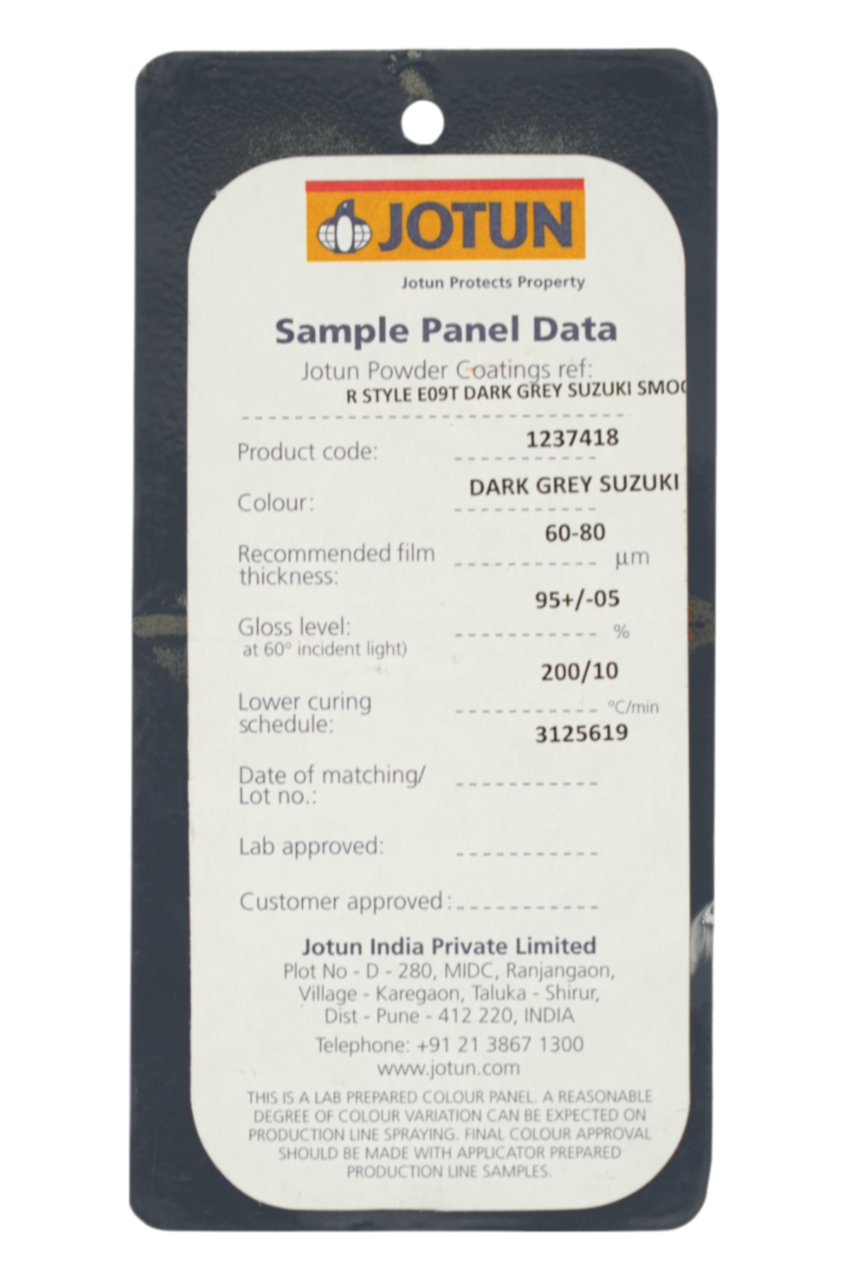 JOTUN / PP GREY GLOSSY / GUARD STYLE E09T DARK GREY SUZUKI SMO (1237418)