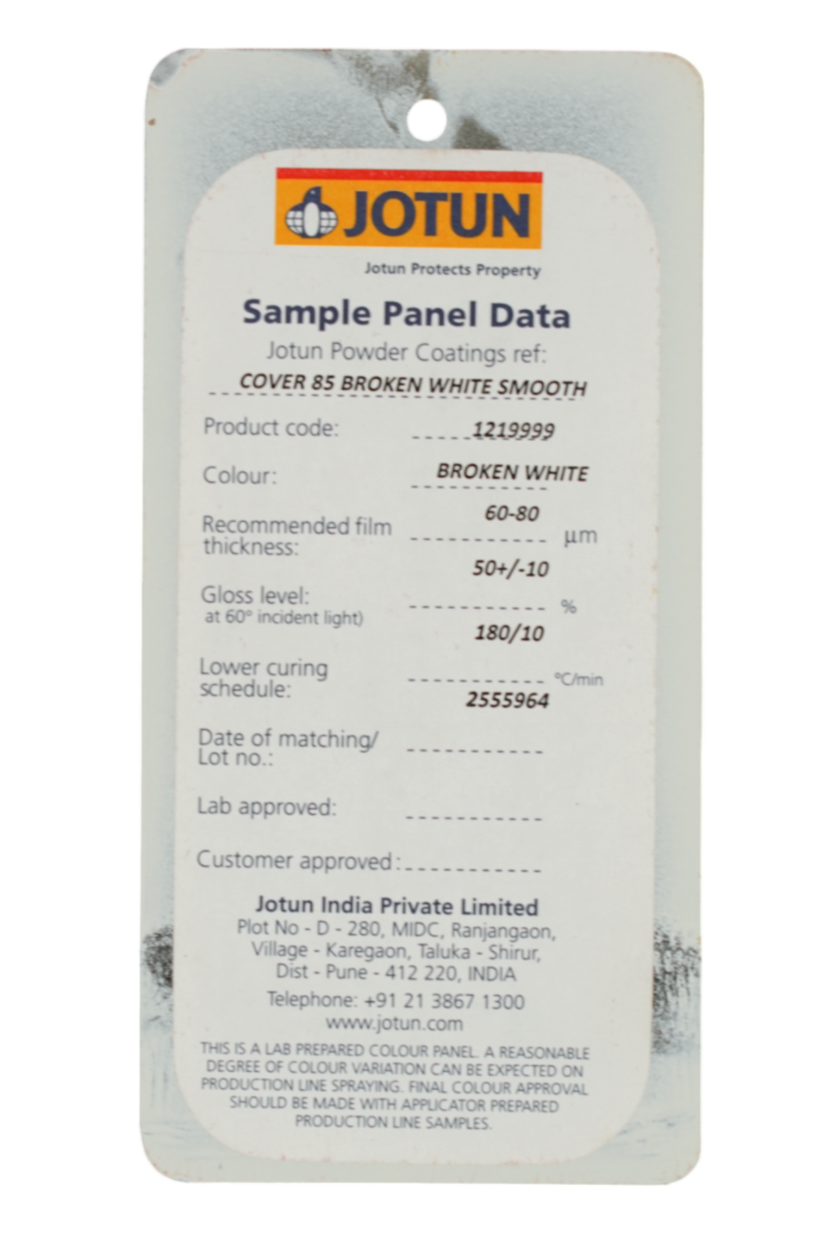 JOTUN / EP WHITE SG / COVER85 BROKEN WHITE SMO (1219999)