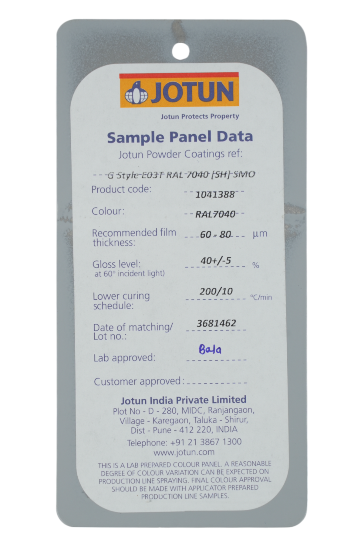JOTUN / PP GREY MATT / GUARD STYLE E03T RAL 7040 (SH) SMO (1041388)